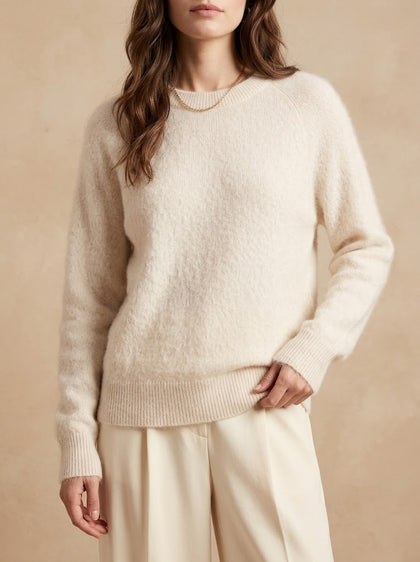 Bambagia · Maglione Girocollo in Misto Lana Soffice