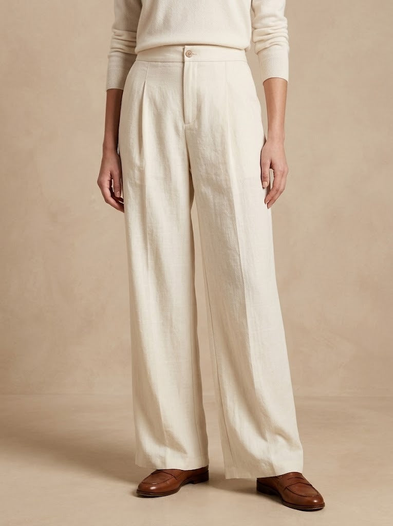 Pantalone Dritto a Vita Alta
