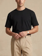 T-shirt Girocollo in Cotone Pesante